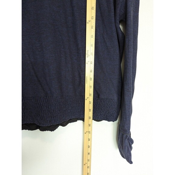 Lululemon Lead the Pack Hoodie Womens Size 10 Blue Sweater Athleisure Activewear - Picture 15 of 15